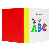 Abc Binder - Your Childs Name binder