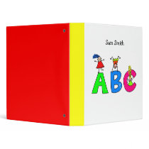 Abc Binder - Your Childs Name by prawny Abc Binder - Your Childs Name