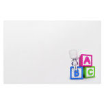 ABC Block Kid Custom Stationery