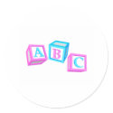 ABC Blocks stickers by CelebrationZazzle ABC Blocks stickers