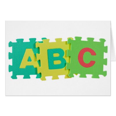 ABC GREETING CARD by joxxxxjo