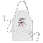 ABC I Heart You Personalised aprons