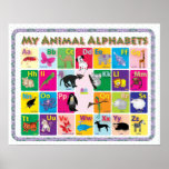 ABC: My Animal Alphabets Print