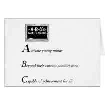 abc of back to school copy cards