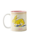 ABC Personalized Vintage Style Bunny Mug mug