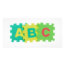 ABC PHOTO CARD TEMPLATE