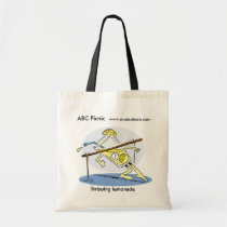 ABC Picnic Limboing Lemonade Tote Bag bags