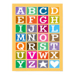 ABC Poster (Gold) posters