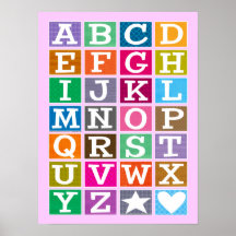 ABC Poster (Pink)
