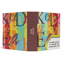 ABC school binders by fine_stationery ABC school binders