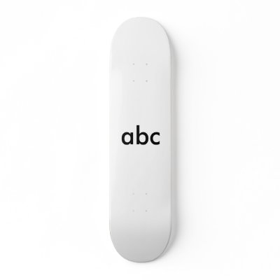 Abc Skateboard Decks