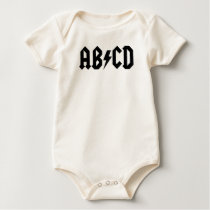 ABCD Bodysuit t-shirts by funkymonkeydesigns ABCD Bodysuit t-shirts