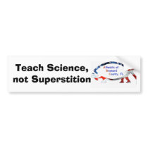 abcfish, Teach Science,not Superstition bumper stickers by viking7686 abcfish, Teach Science,not Superstition bumper stickers