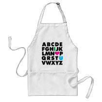 ABC's of Love Apron