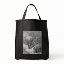 Abdiel Attacks Satan Canvas Bag