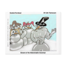 Abdominable Snowman Postcard