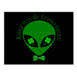 Abducted By Alien Leprechauns Post Card