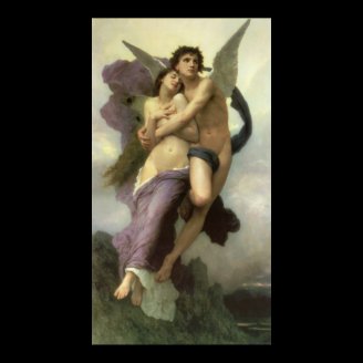 Abduction (Ravishment) of Psyche by Bouguereau Poster