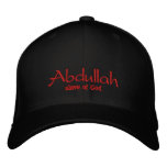 Abdullah Name Cap / Hat embroidered hats