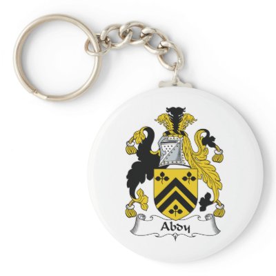 Abdy Family Crest Key Chain by coatsofarms