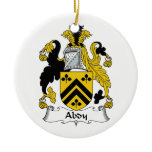 Abdy Family Crest Ornaments