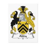 Abdy Family Crest Postcards
