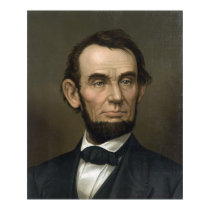 ABE LINCOLN - 1877 LITHOGRAPH POSTERS