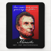 Abe Lincoln - Bicentennial Mouse Mat