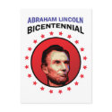 Abe Lincoln - Bicentennial Seal postcards