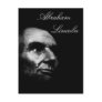 Abe Lincoln - Elegant White on Black Postcards