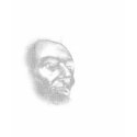 Abe Lincoln - Elegant White on Black t-shirts