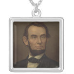 Abe Lincoln Portrait Necklace