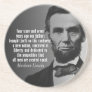 Abe Lincoln Quotation - Gettysburg Address Coaster