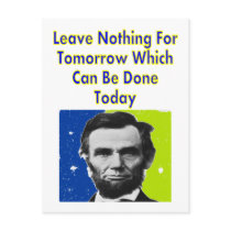 Abe Lincoln Quote T-Shirts & Gifts Postcard