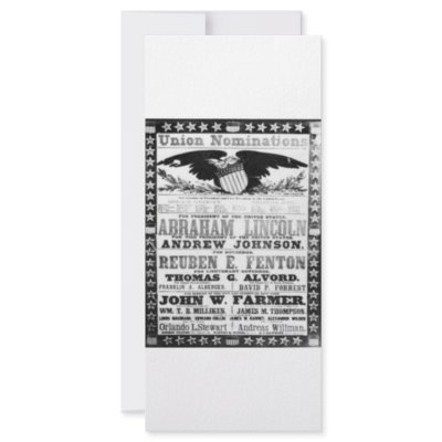 Abe Lincoln Full Color Rack Card by JustProducts