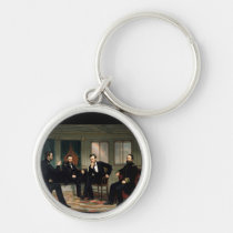 Abe Lincoln The Peacemakers Print Keychain keychains