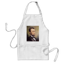 Abe Lincoln "Wiser" Quote Gifts Tees Cards Etc Apron