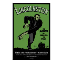 Abe Lincolnstein. Abraham Lincoln Frankenstein posters