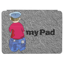 Abe R Doodle myPad iPad Air Cover at Zazzle