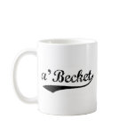 a'Becket coffee mug black swoosh
