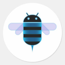 Abeja del panal etiquetas  