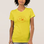 Abeja feliz - amarillo camisetas