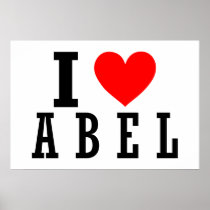 Abel, Alabama Design Posters