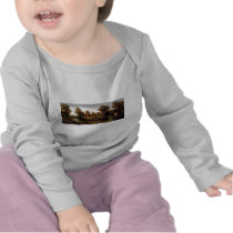 Abel Grimmer A Moated Tower With Farmhouses Tee Shirts