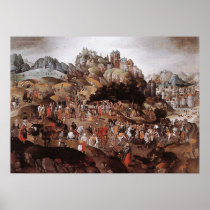 Abel Grimmer Carrying the Cross Print