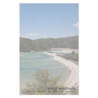 Abel Tasman N.P. Shore DSC8721 Stationery Design by SabineSt