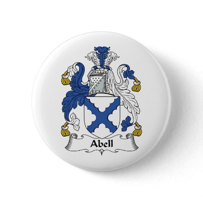 Abell Family Crest Pinback Button by coatsofarms