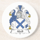 Abell Family Crest Beverage Coasters