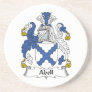 Abell Family Crest Beverage Coasters