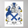 Abell Family Crest Poster